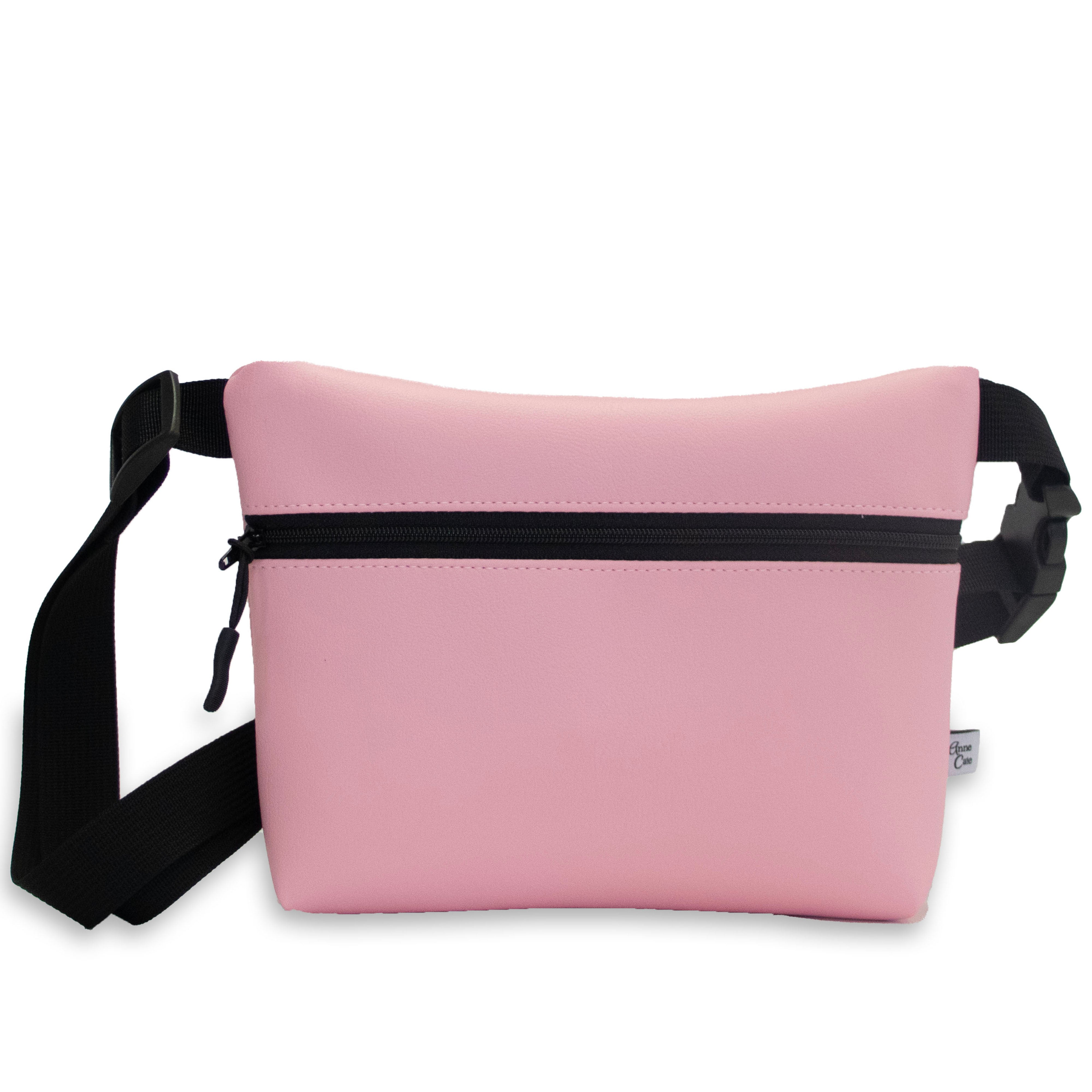 Pink Belt Bag Fanny Pack-Anne Cate
