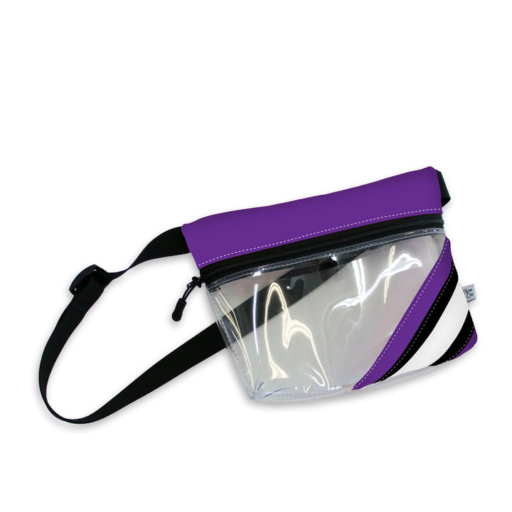 Texas Christian University Clear Stripe Game Day Fanny Pack