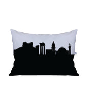 Rhodes Greece Skyline Lumbar Pillow