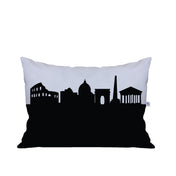 Rome Italy Skyline Lumbar Pillow