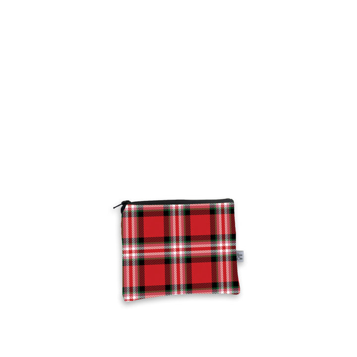 Red Plaid Mini Wallet