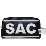 SAC (Sacramento) City Abbreviation Travel Dopp Kit Toiletry Bag