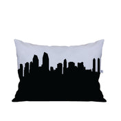 San Diego CA Skyline Lumbar Pillow