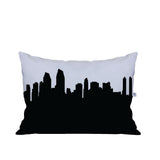 San Diego CA Skyline Lumbar Pillow