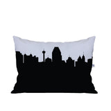 San Antonio TX Skyline Lumbar Pillow