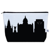 South Bend IN (University of Notre Dame) Skyline Cosmetic Makeup Bag