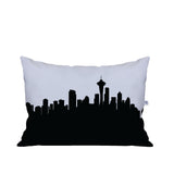Seattle WA Skyline Lumbar Pillow