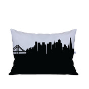 San Francisco CA Skyline Lumbar Pillow