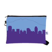 Utah Jazz Basketball Arena Skyline Game Day Wristlet