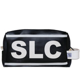 SLC (Salt Lake City) City Abbreviation Travel Dopp Kit Toiletry Bag