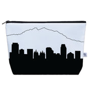 Salt Lake City UT Skyline Cosmetic Makeup Bag