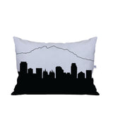 Salt Lake City UT Skyline Lumbar Pillow