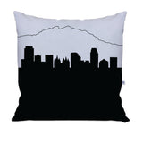 Salt Lake City UT Skyline Large Throw Pillow