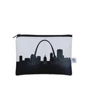 St. Louis MO Skyline Vegan Leather Mini Wallet