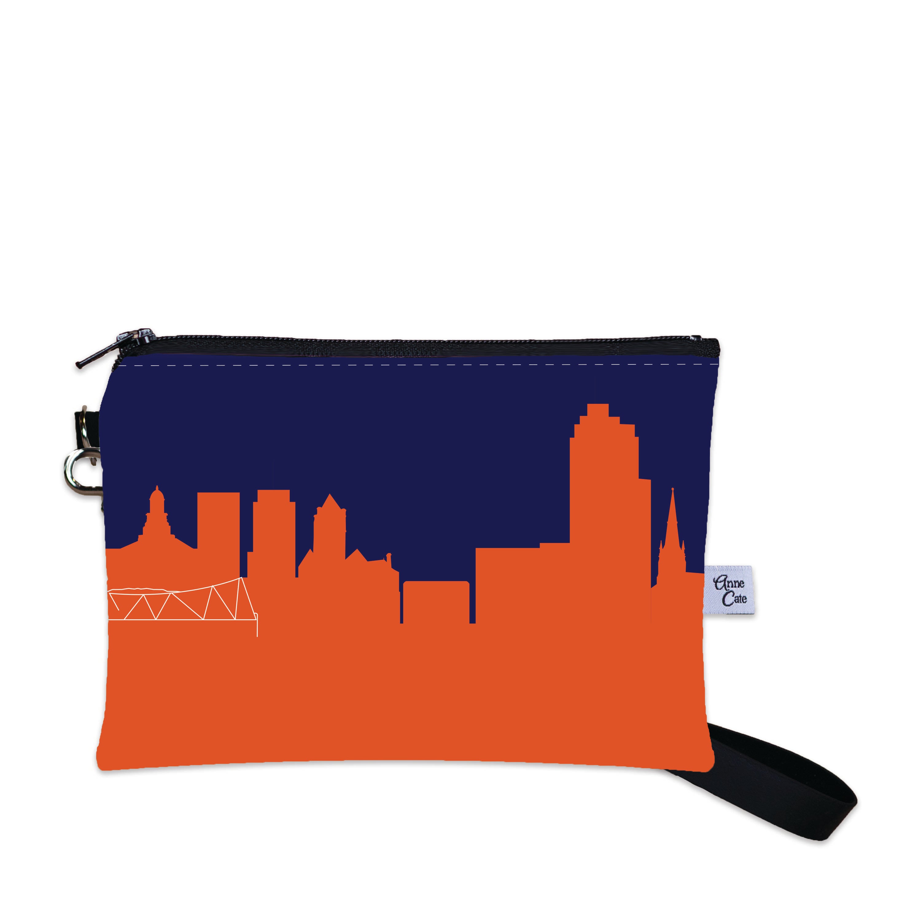 Collegiate Football Stadium Skyline Game Day Wristlet
