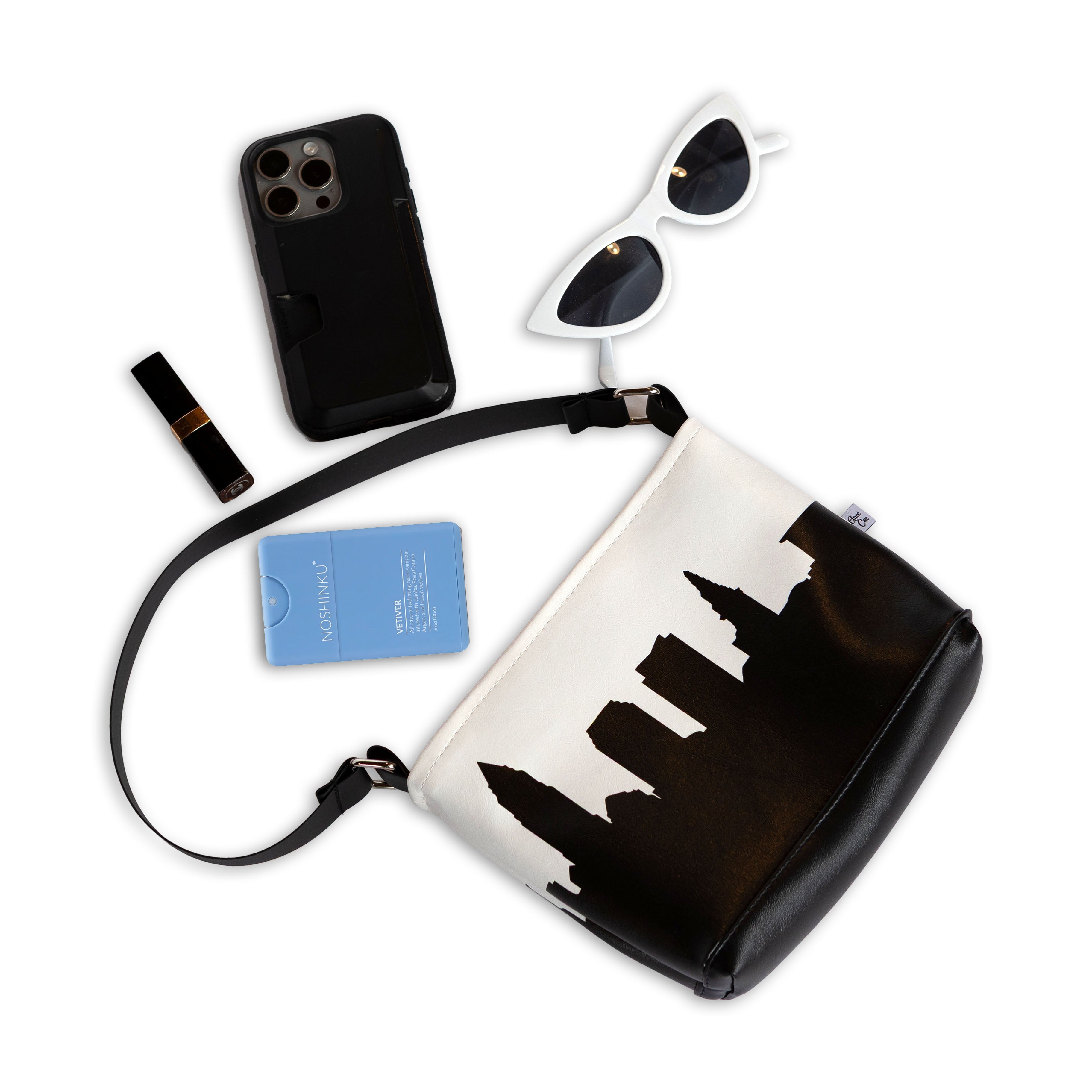 City Skyline Silhouette Handbag Shoulder Bag - Anne Cate - Gifts for Women