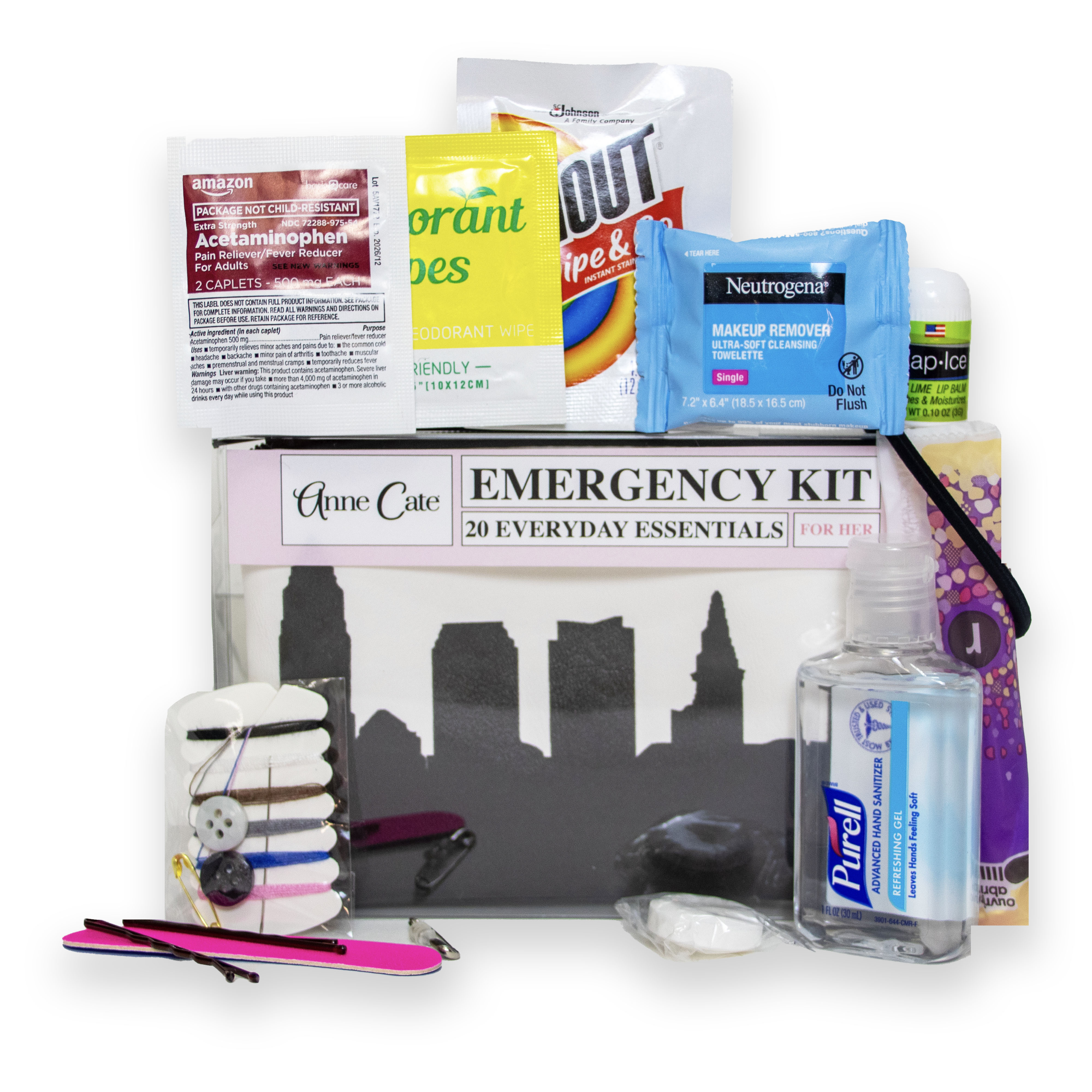 Skyline Mini Wallet Emergency Kit - For Her-Anne Cate