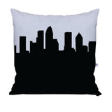 Tampa FL Skyline Large Throw Pillow