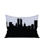 Tulsa OK Skyline Lumbar Pillow