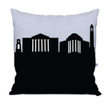 Tuscaloosa AL (University of Alabama) Skyline Large Throw Pillow