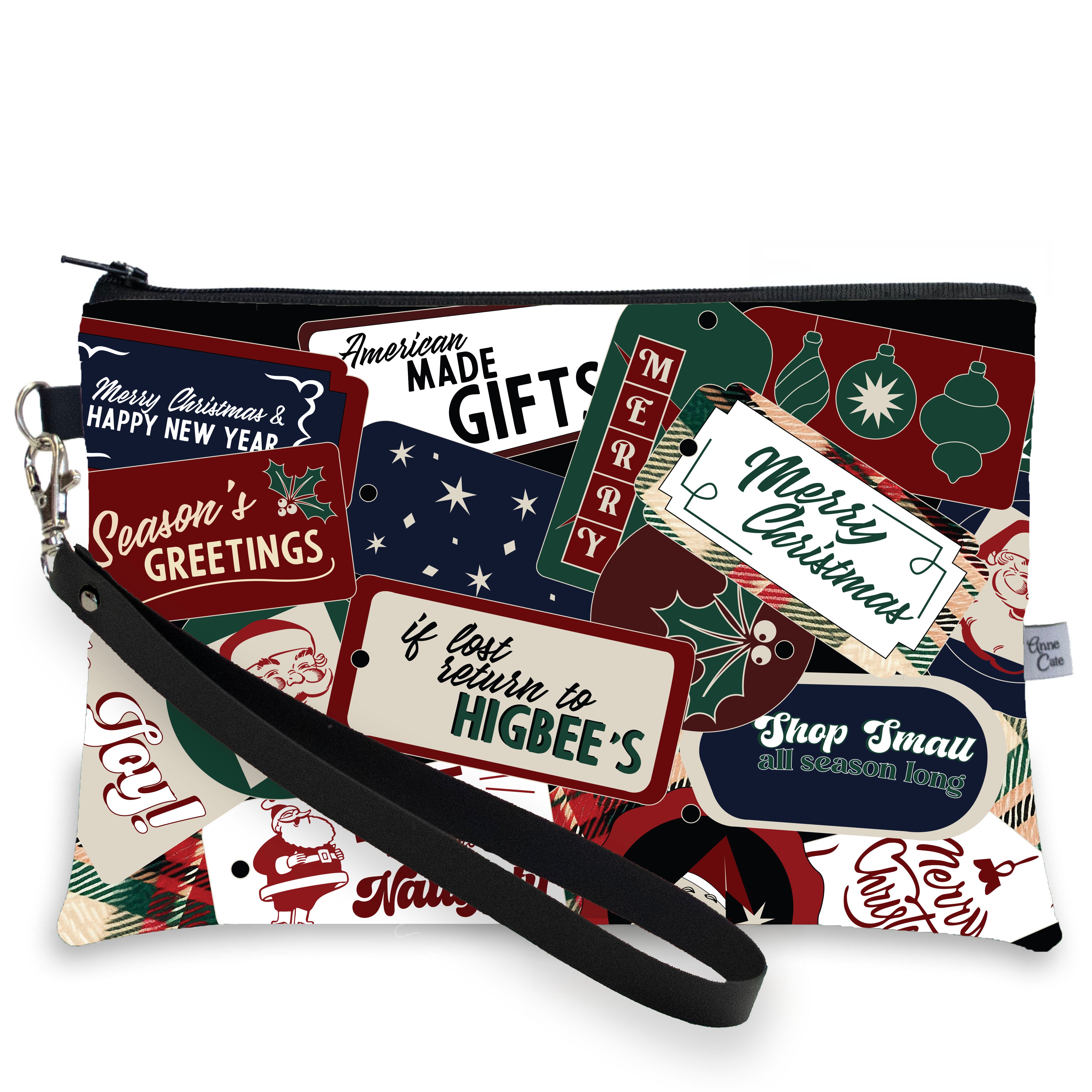 If Lost, Return to Higbees Wristlet Clutch