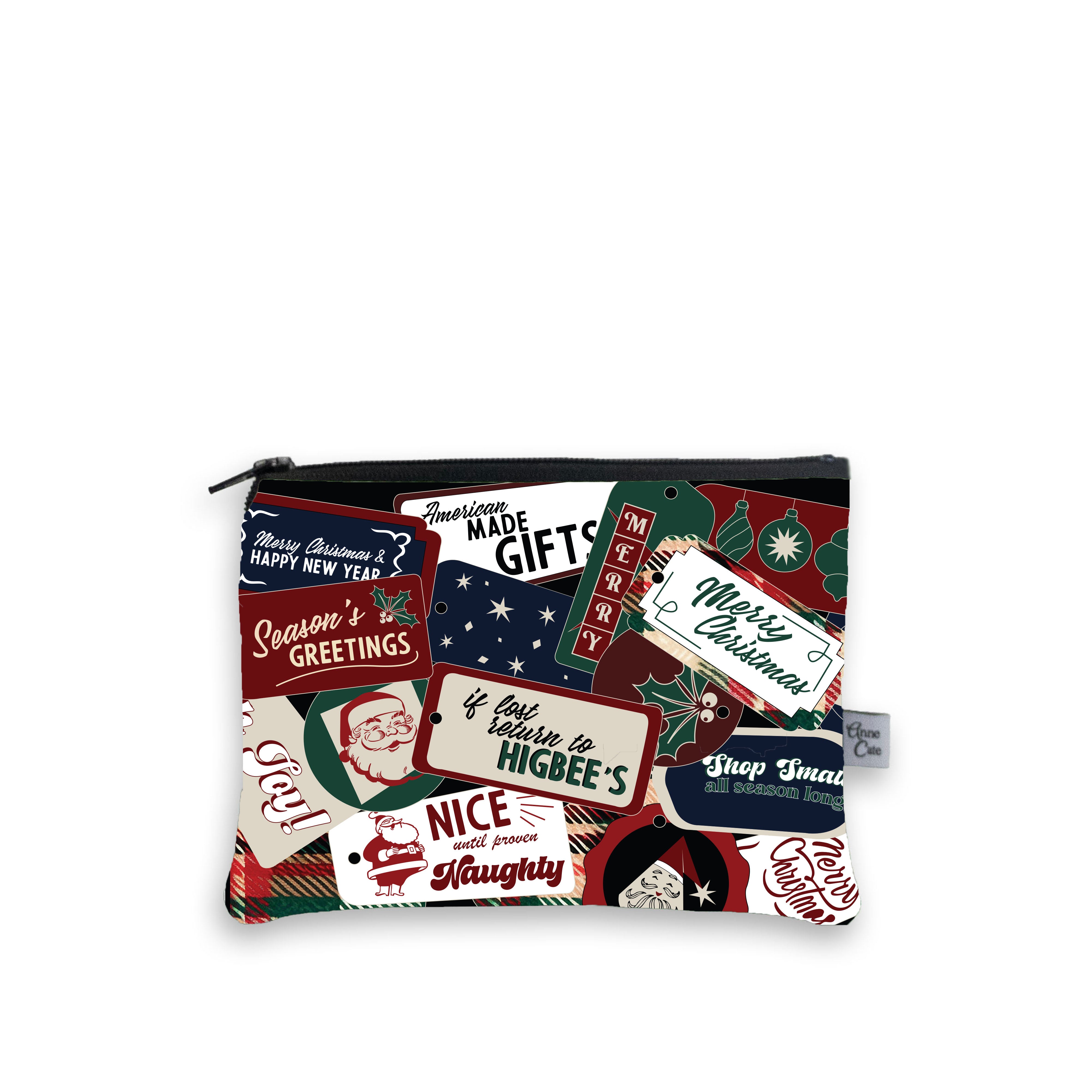 Holiday Mini Wallet featuring gift tags