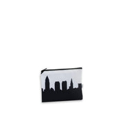 City Skyline Silhouette Canvas Coin Purse - Anne Cate - Gifts for Her