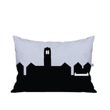 University Heights OH (John Carroll University) Skyline Lumbar Pillow
