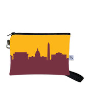 Washington Commanders Football Stadium Skyline Game Day Wristlet