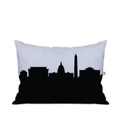 Washington D.C. Skyline Lumbar Pillow