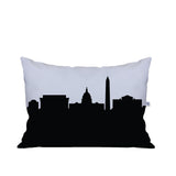 Washington D.C. Skyline Lumbar Pillow