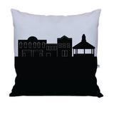 Willoughby OH Skyline Large Throw Pillow