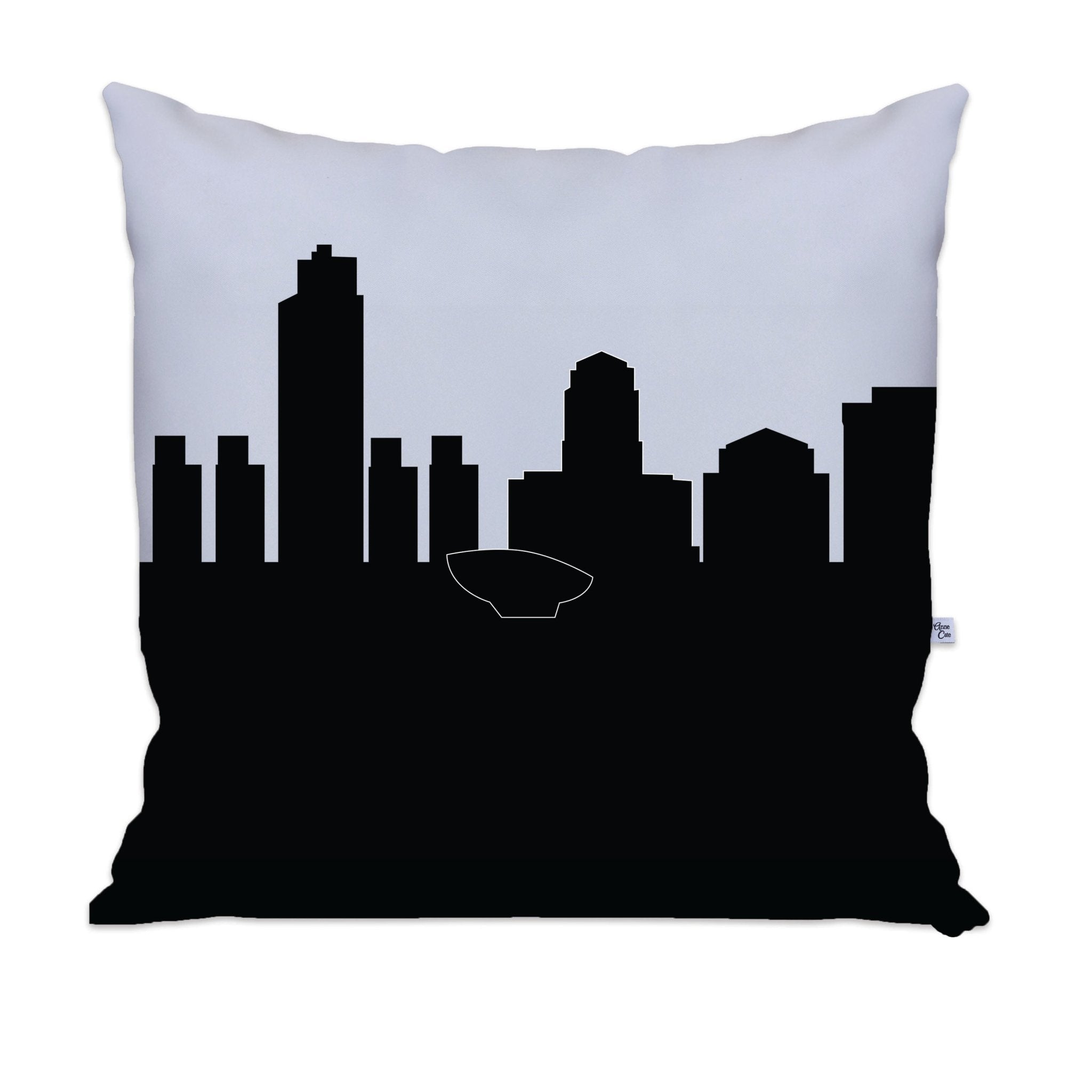 Albany NY Skyline Large Throw Pillow - Anne Cate