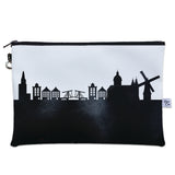 Amsterdam Netherlands Skyline Wristlet Clutch Purse