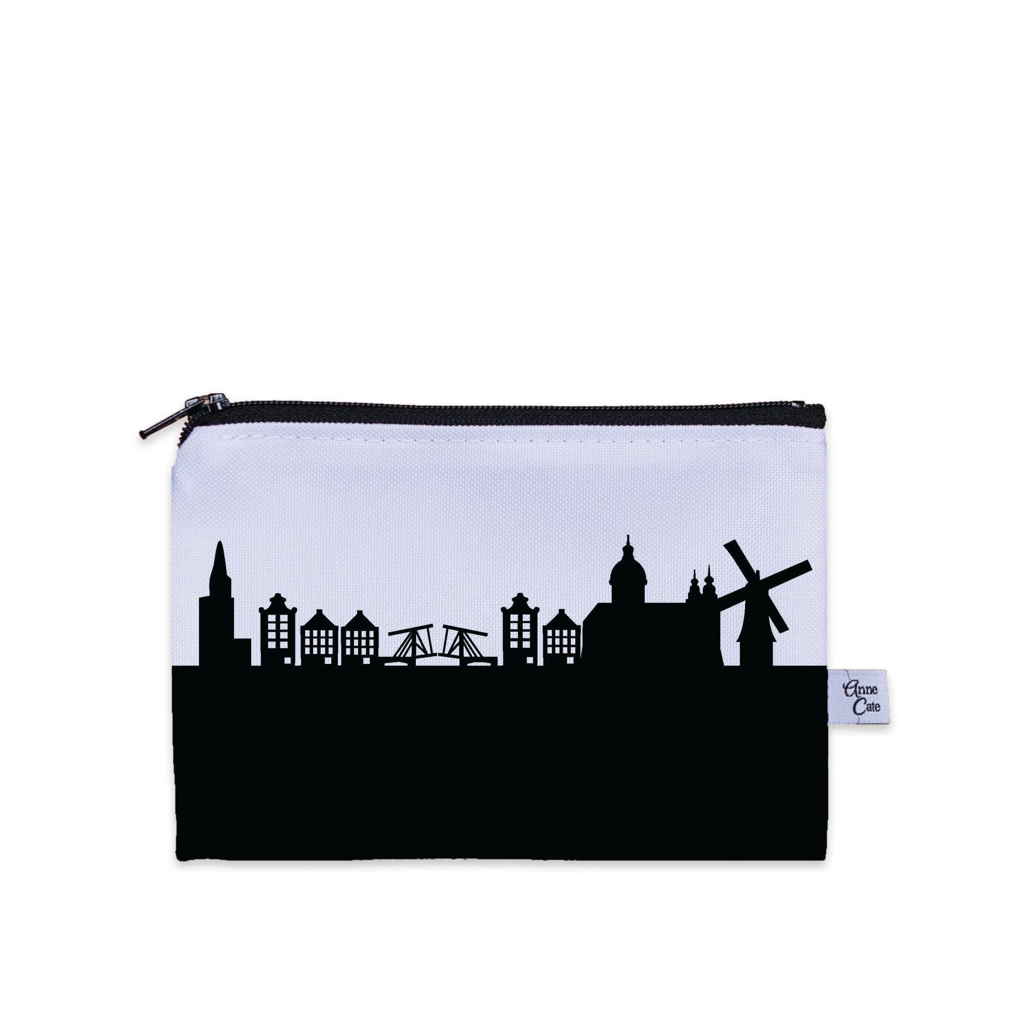 Amsterdam Netherlands Skyline Canvas Mini Purse - Anne Cate