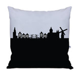 Amsterdam Netherlands Skyline Large Throw Pillow