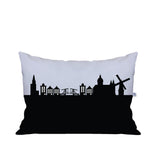 Amsterdam Netherlands Skyline Lumbar Pillow