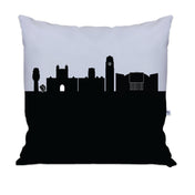 Ann Arbor MI (University of Michigan) Skyline Large Throw Pillow - Anne Cate
