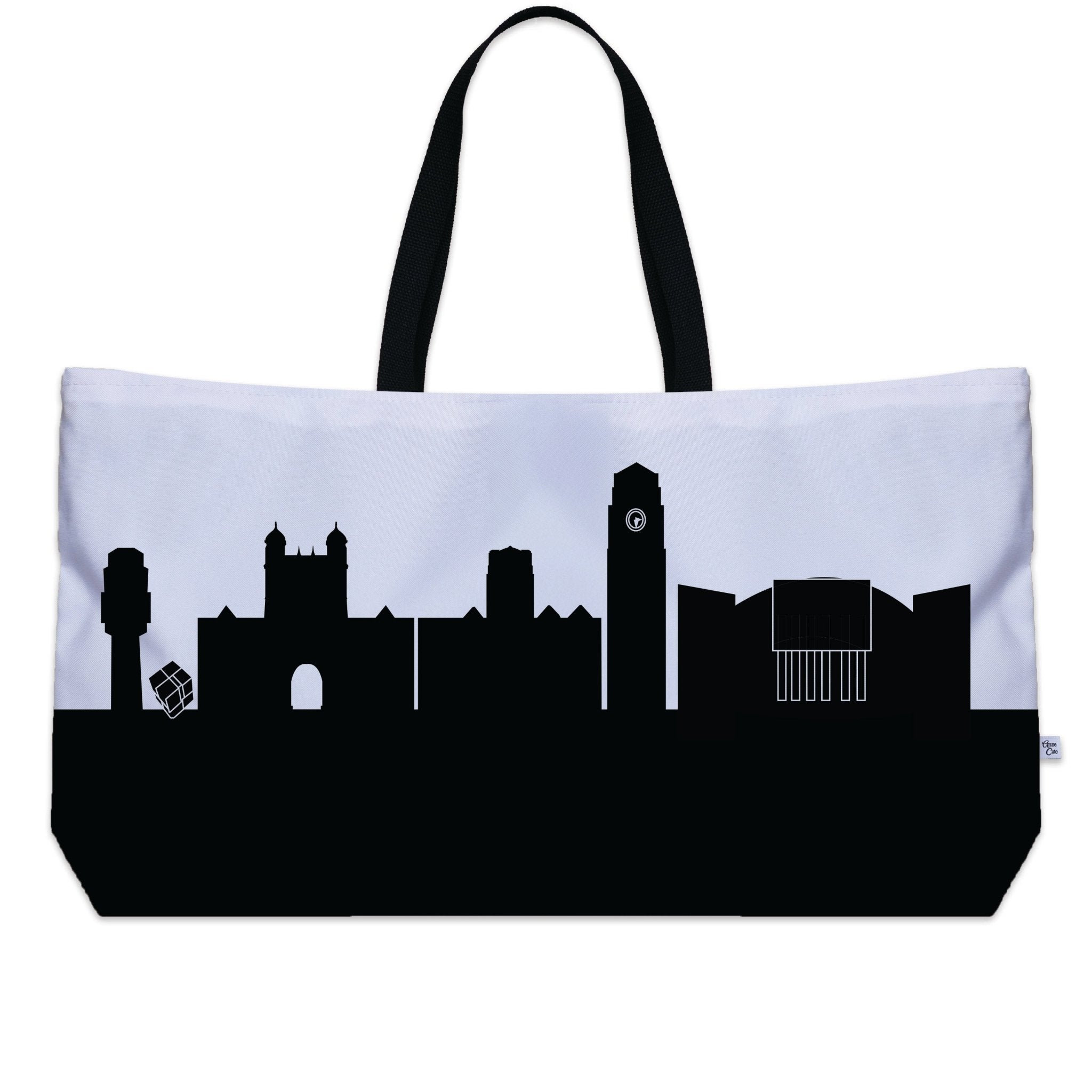 Ann Arbor MI (University of Michigan) Skyline Weekender Tote - Anne Cate
