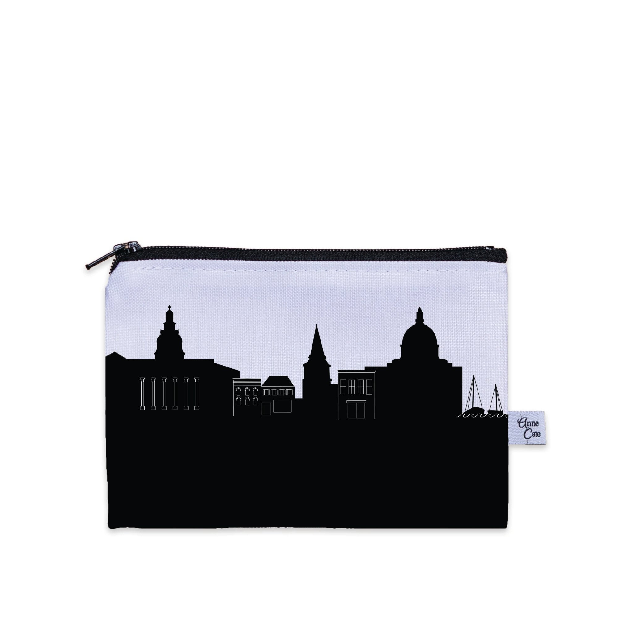 Annapolis MD (United States Naval Academy) Skyline Canvas Mini Purse - Anne Cate