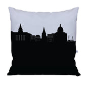 Annapolis MD (United States Naval Academy) Skyline Large Throw Pillow - Anne Cate