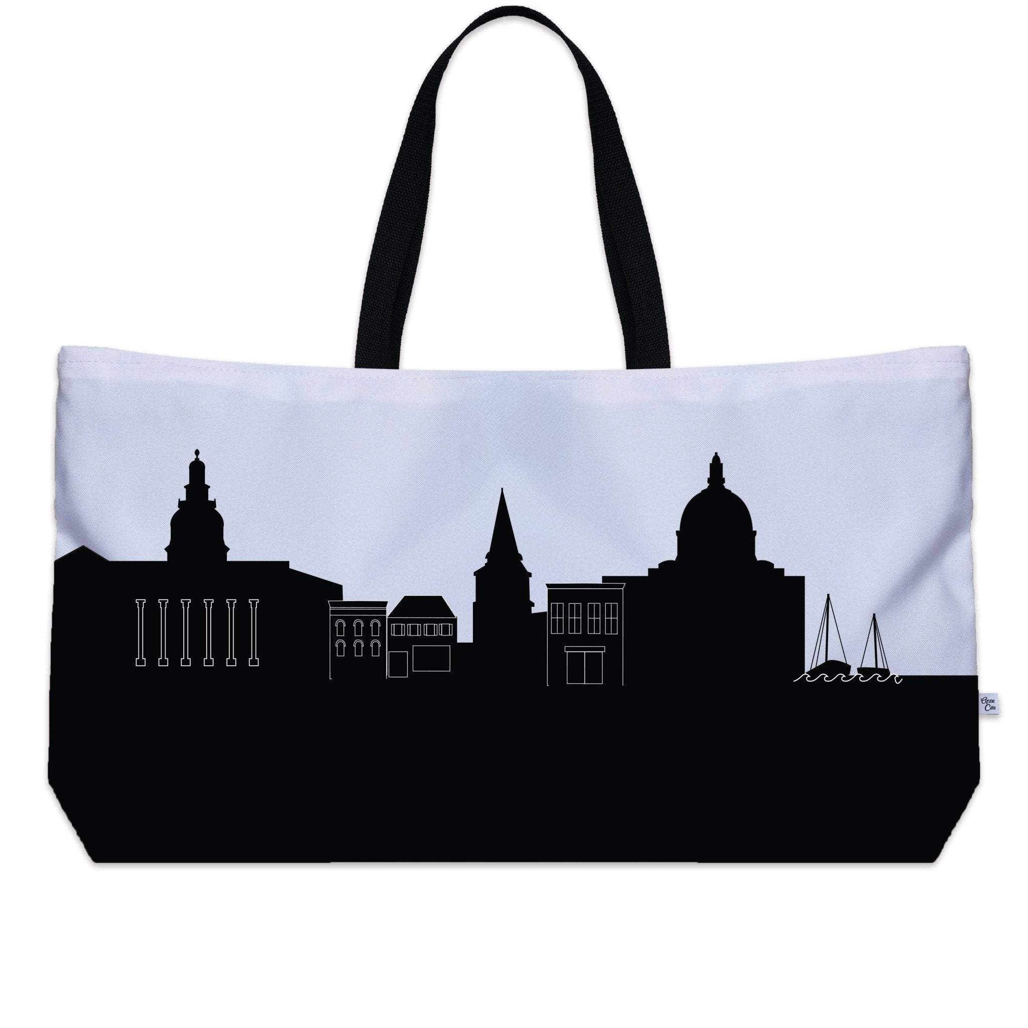 Annapolis MD (United States Naval Academy) Skyline Weekender Tote - Anne Cate