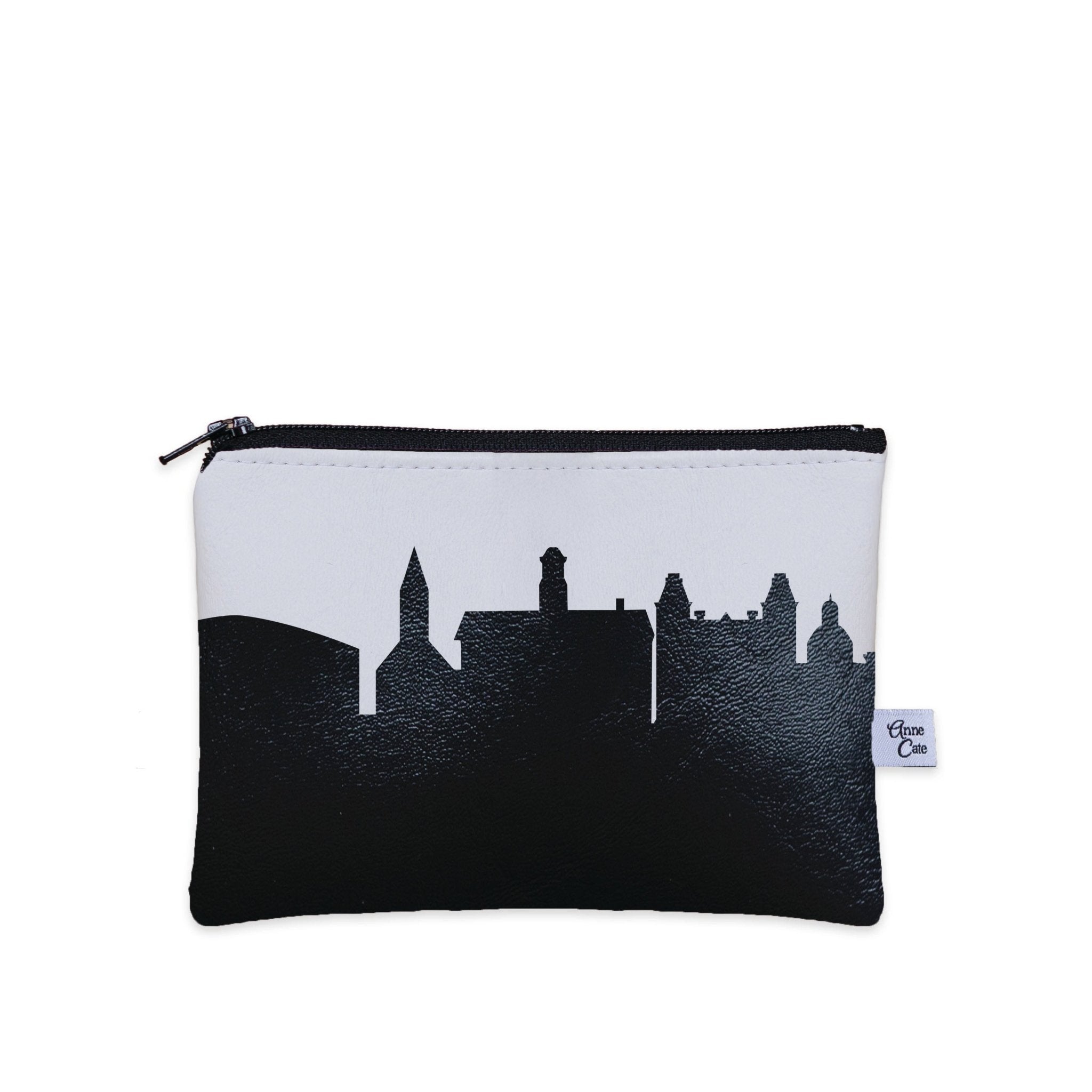 Athens OH (Ohio University) Skyline Vegan Leather Mini Wallet - Anne Cate