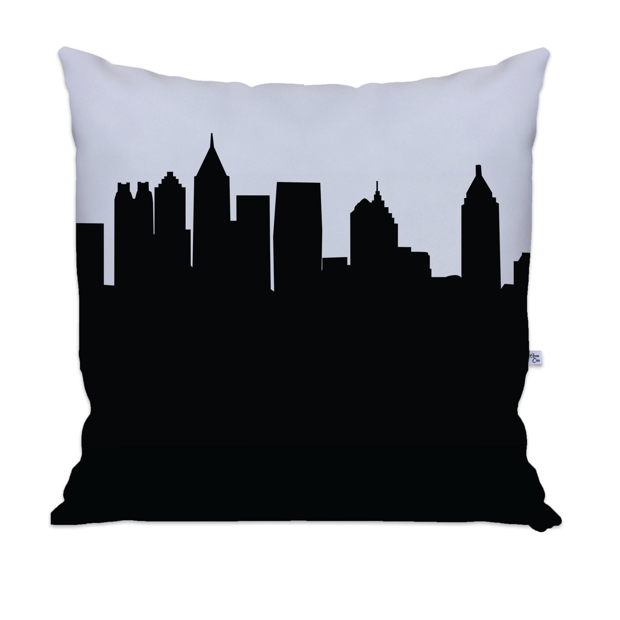 Atlanta GA Skyline Large Throw Pillow - Anne Cate