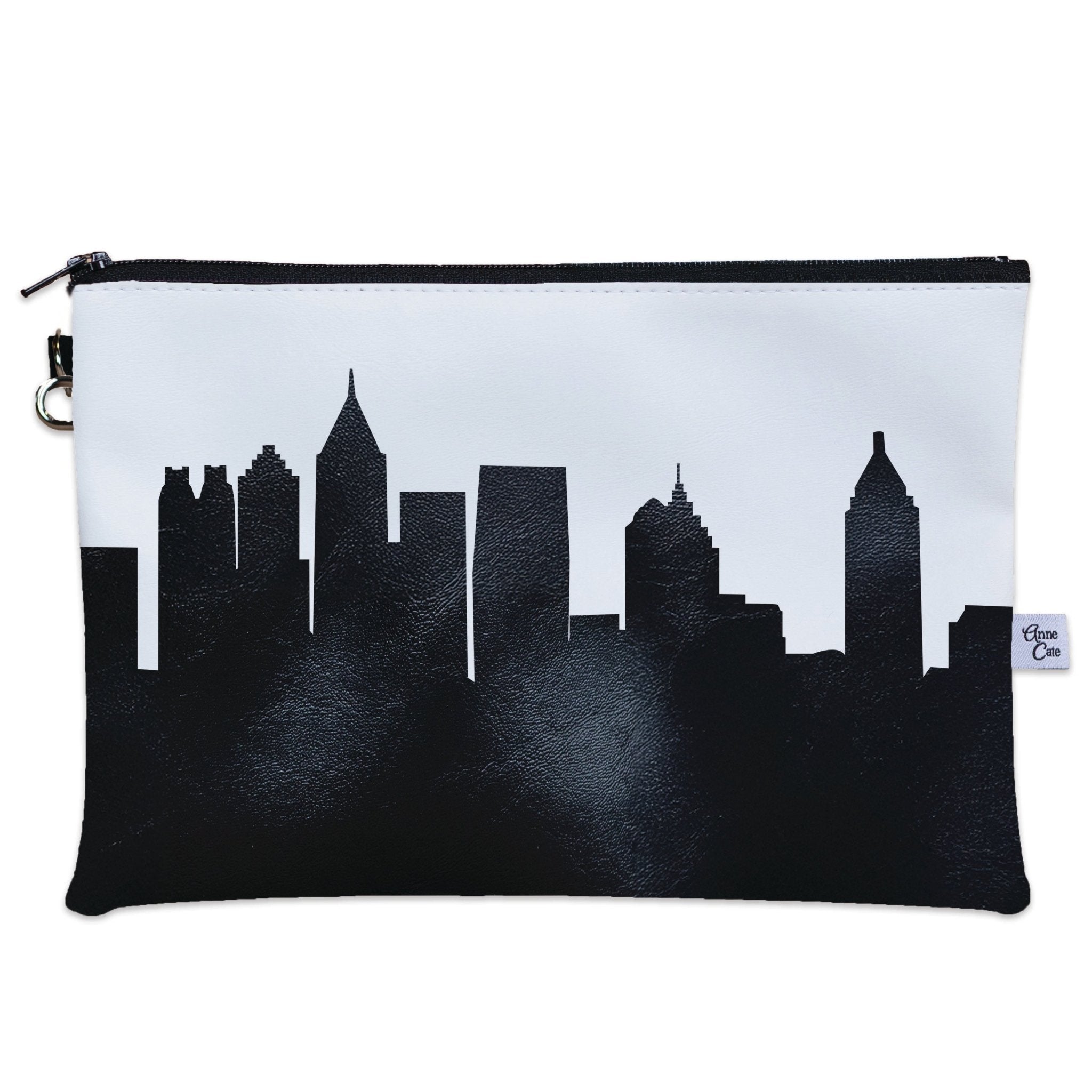 Atlanta GA Skyline Wristlet Clutch Purse - Anne Cate