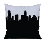 Austin TX Skyline Large Throw Pillow