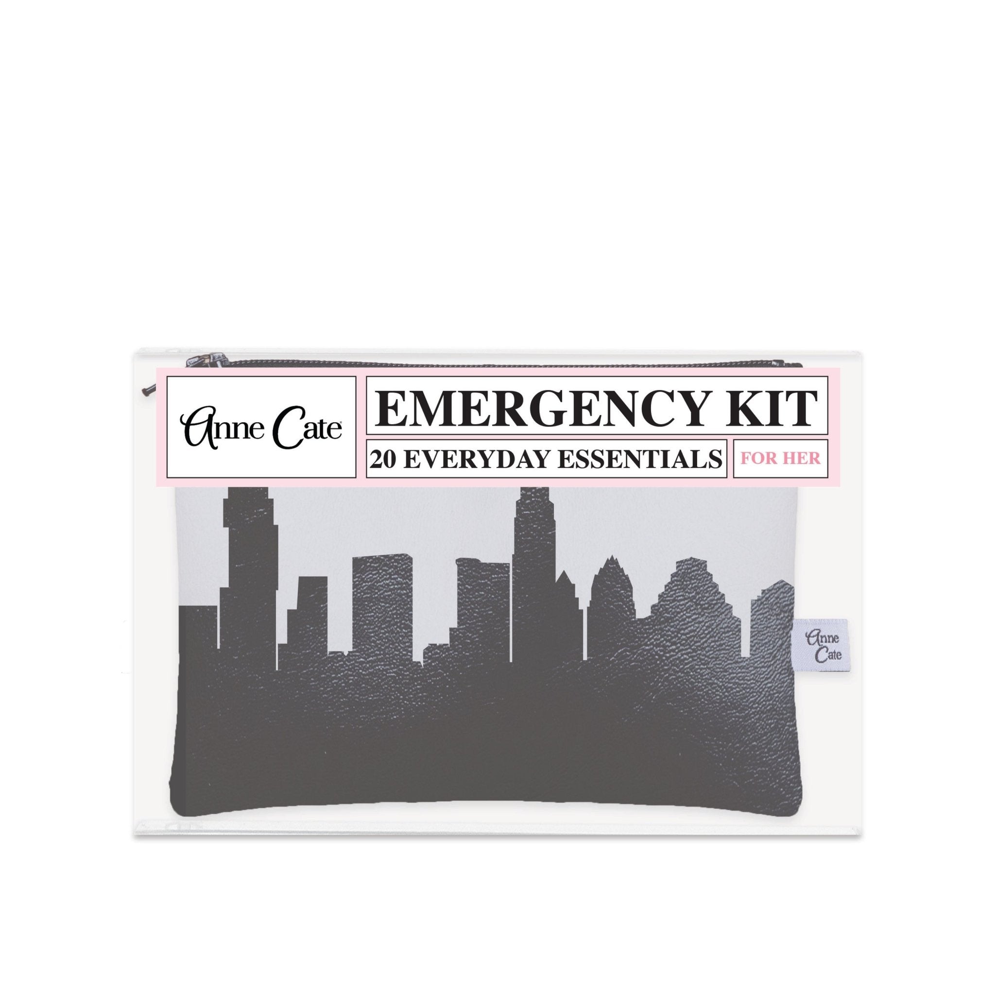 Austin TX Skyline Mini Wallet Emergency Kit - For Her - Anne Cate