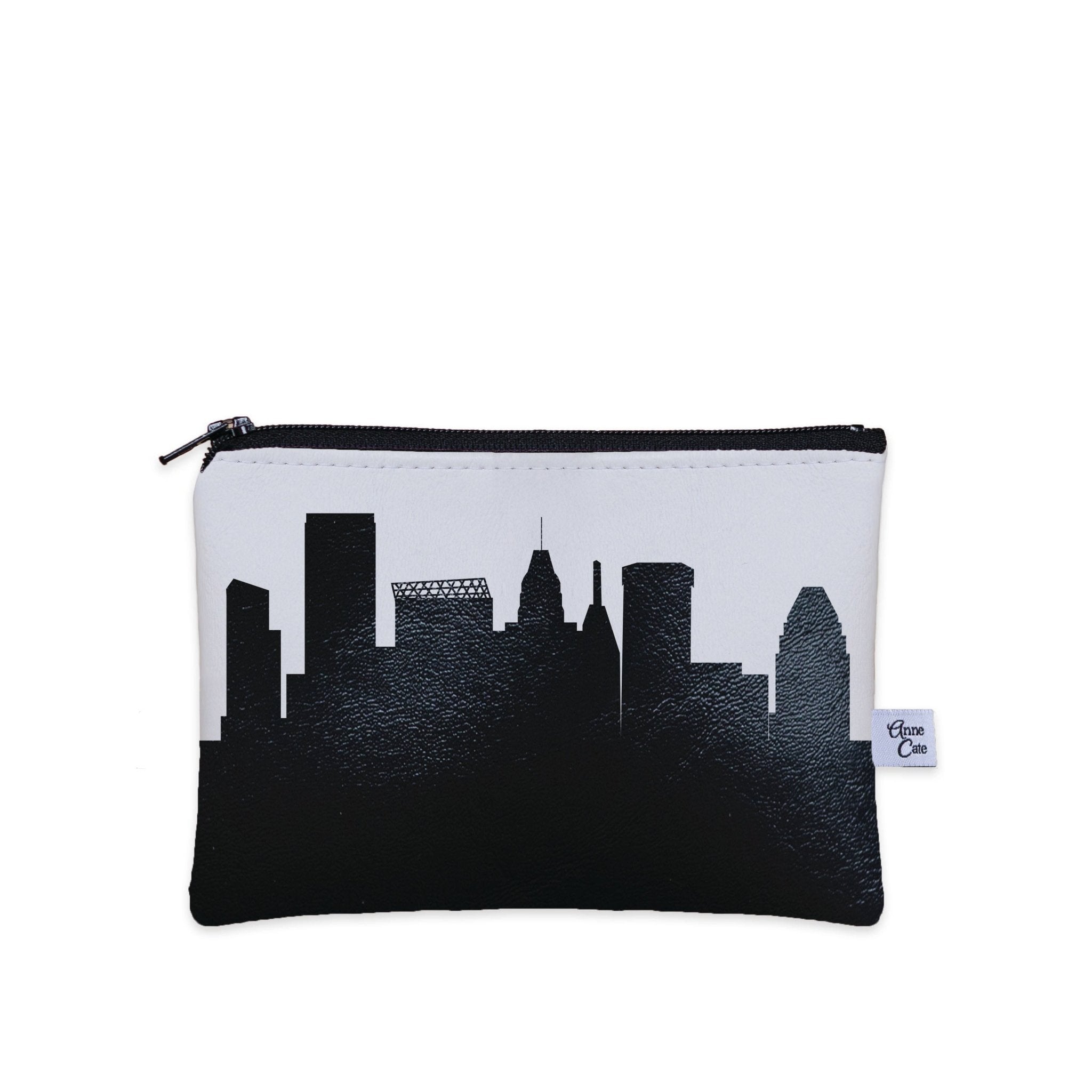 Baltimore MD Skyline Vegan Leather Mini Wallet - Anne Cate