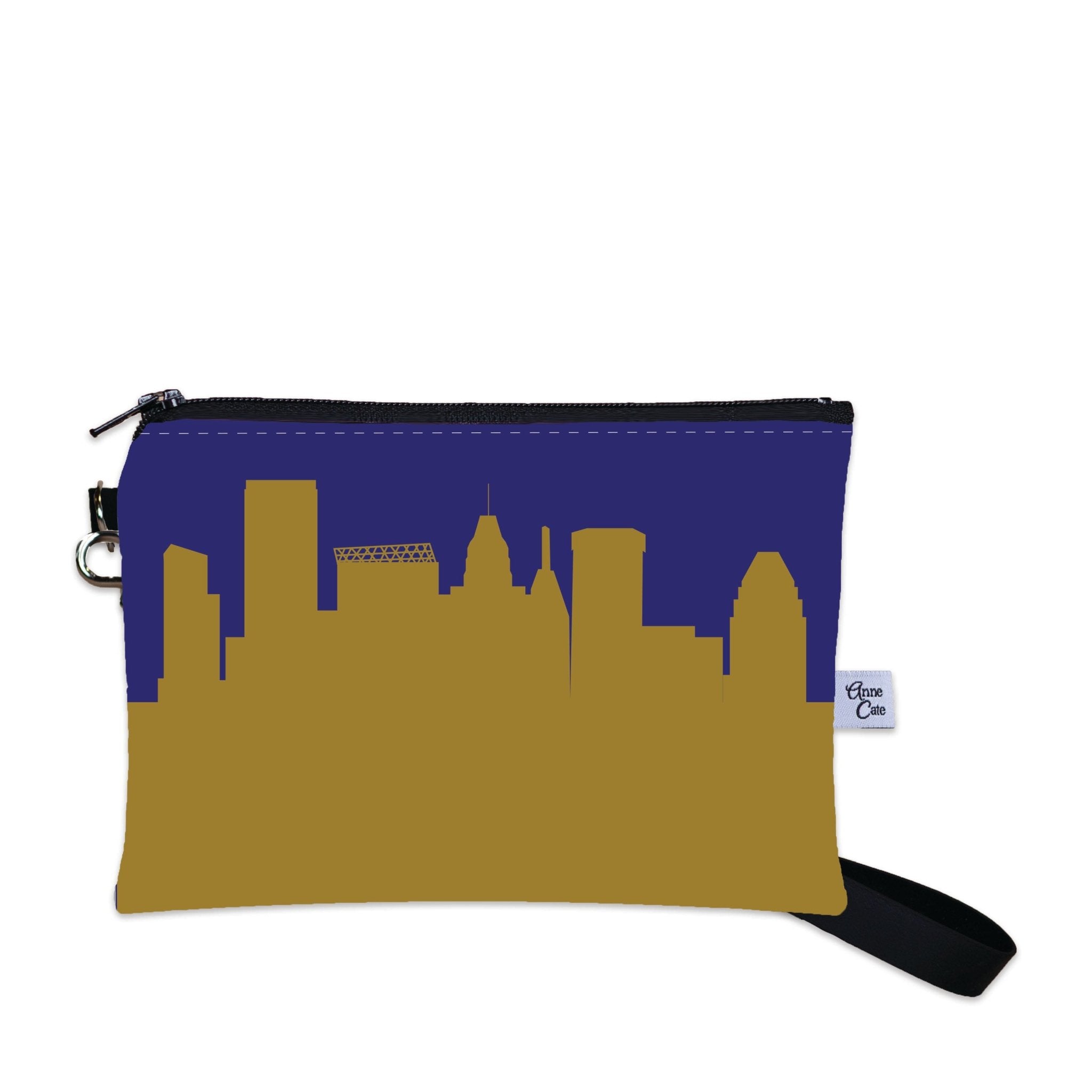 Baltimore Ravens Football Stadium Skyline Game Day Wristlet - Anne Cate