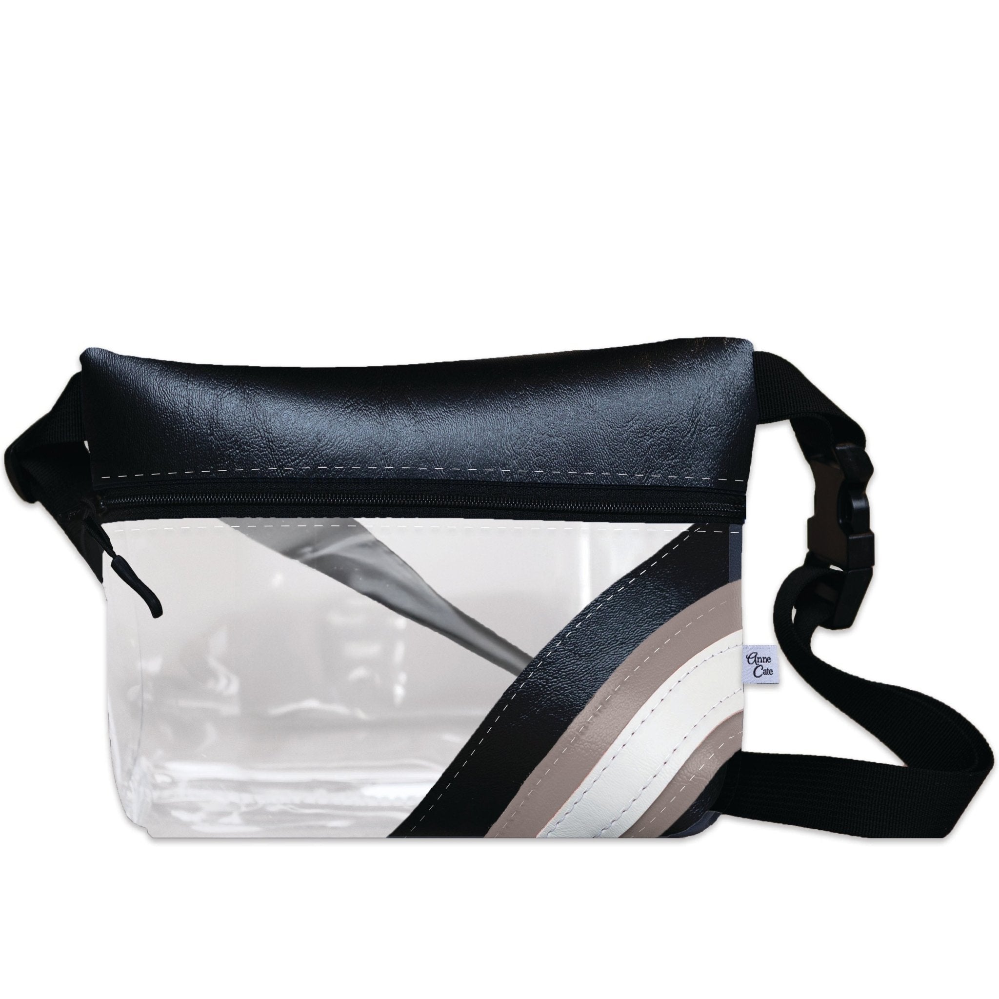 Basketball Arena Clear Stripe Game Day Fanny Pack - Anne Cate